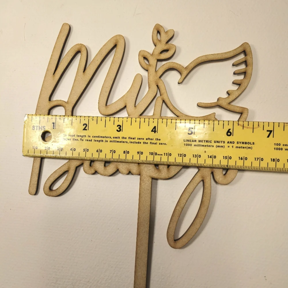 Mi bautizo Cake Topper.  Wooden Baptism Cake Topper.  Cake Toppers decoration